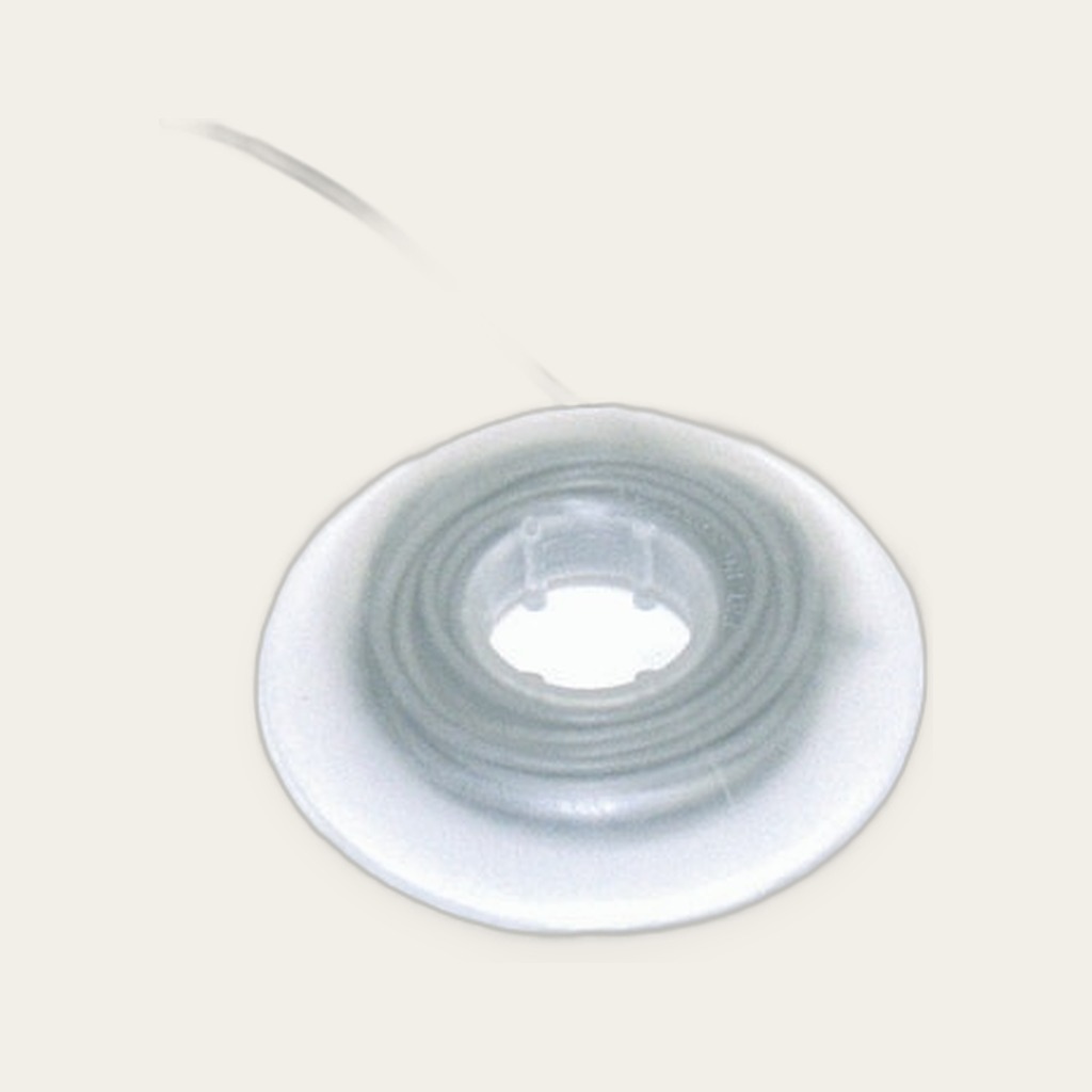 Solid elastic thread — gray smooth 1