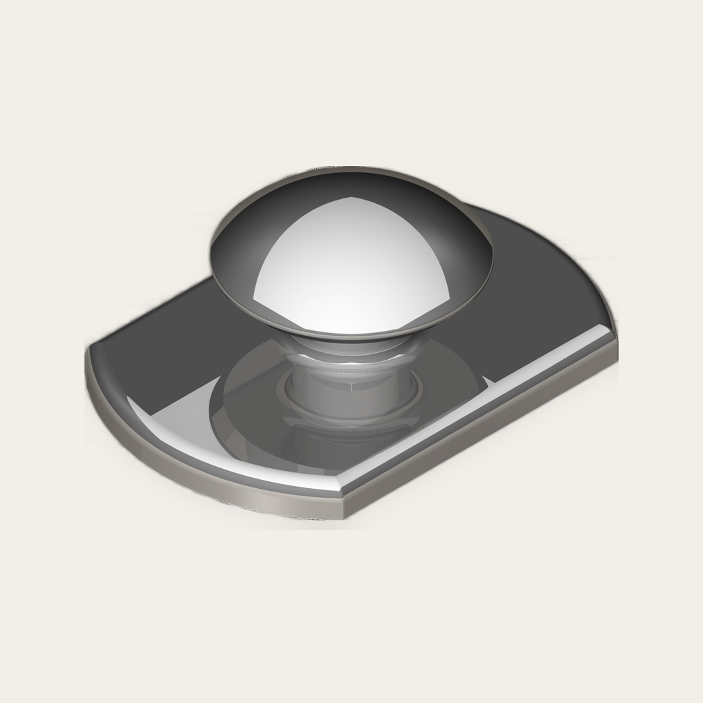 Button semi-flat low profile 1