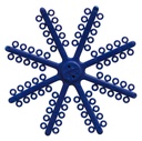Aurora elastic separators — radiopaque blue