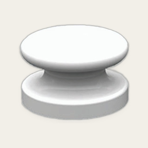 Ceramic button low profile