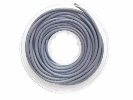 [el-tubing] Hollow elastic tubing — clear